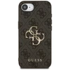 GUESS dėklas skirtas Apple iPhone 16e (SE 4 2025) GUHCPSE44GMGGR (4G PU Big Logo) juodos spalvos