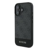 Guess GUHCP16MG4GLGR Apple iPhone 16 Plus 6.7" dėklas telefonui pilkos spalvos hardcase 4G Bottom Stripe