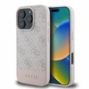 Guess 4G Bottom Stripe Apple iPhone 16 Pro – dėklas telefonui rožinės spalvos
