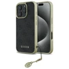 Guess GUHCP16LGF4GGR Apple iPhone 16 Pro 6.3" dėklas telefonui juodos spalvos 4G Charms Collection
