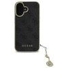 Guess GUHCP16MGF4GGR Apple iPhone 16 Plus 6.7" dėklas telefonui juodos spalvos 4G Charms Collection