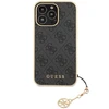 Apple iPhone 14 Pro Guess dėklas 4G Charms Collection (GUHCP14LGF4GGR) pilkos spalvos