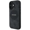 Guess 4G Circle Classic Logo MagSafe dėklas iPhone 16 - juodas