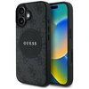 Guess 4G Circle Classic Logo MagSafe dėklas iPhone 16 - juodas