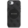 Guess 4G Circle Classic Logo MagSafe dėklas iPhone 16e - juodas