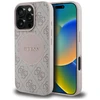 Dėklas Guess 4G Circle Classic Logo MagSafe iPhone 16 Pro Case - Rožinė