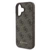 GUESS dėklas skirtas Apple iPhone 16 GUHCP16SG4GFBR (PU 4G Classic) rudos spalvos