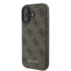 GUESS dėklas skirtas Apple iPhone 16 GUHCP16SG4GFBR (PU 4G Classic) rudos spalvos
