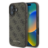 Guess 4G Classic - dėklas skirtas Apple iPhone 16 Plus ruda