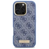Guess 4G Logo Plate MagSafe Case Apple iPhone 16 Pro Max - dėklas telefonui mėlynos spalvos