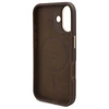 Guess 4G Logo Plate MagSafe Apple iPhone 16 Case – dėklas telefonui rudos spalvos