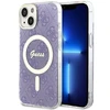 GUESS GUHMP14SH4STU IPHONE 14/15/13 6.1" VIOLETINIS / VIOLETINIS KIETAS DĖKLAS 4G MAGSAFE