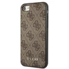 Apple iPhone SE 2022 / SE 2020 / 7 / 8 Guess Dėklas 4G Metal Gold Logo (GUHCI8G4GFBR) rudos spalvos