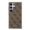 Samsung Galaxy S24 Ultra Guess dėklas 4G Metal Gold Logo (GUHCS24LG4GFBR) rudos spalvos