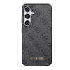 Samsung Galaxy S24 Guess dėklas 4G Metal Gold Logo (GUHCS24SG4GFGR) juodos spalvos