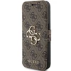 Guess 4G Metal Logo Apple iPhone 15 Pro - dėklas telefonui rudos spalvos