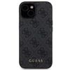 Apple iPhone 15 Guess dėklas + Powerbank MagSafe 4G Metal Logo 5000mAh (GUBPM5P15S4GEMGK) juodos spalvos
