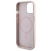 Dėklas Guess Set GUBPM5P15S4GEMGP Apple iPhone 15 6.1″ hardcase + Powerbank 5000mAh MagSafe rožinės spalvos 4G Meta