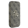 Guess 4G Metal Logo Apple iPhone 16 - dėklas telefonui rudos spalvos