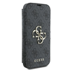 Guess 4G Metal Logo Apple iPhone 16 Pro Max - dėklas telefonui juodos spalvos