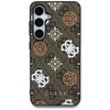 Guess 4G Printed Colored Peony Pattern MagSafe - dėklas skirtas Samsung Galaxy S25 ruda