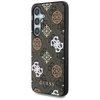 Guess 4G Printed Colored Peony Pattern MagSafe - dėklas skirtas Samsung Galaxy S25 ruda