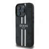 Guess 4G Printed Stripes MagSafe Apple iPhone 16 Pro - dėklas telefonui juodos spalvos