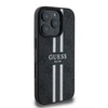 Guess 4G Printed Stripes MagSafe Apple iPhone 16 Pro - dėklas telefonui juodos spalvos