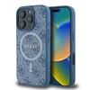 Guess 4G Ring Classic Logo MagSafe Apple iPhone 16 Pro - dėklas telefonui mėlynos spalvos