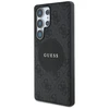 Guess 4G Round Patch Classic Logo MagSafe Samsung Galaxy S25 Ultra dėklas telefonui juodos spalvos