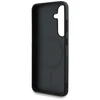 Guess 4G Round Patch Classic Logo MagSafe Samsung Galaxy S25 Plus dėklas telefonui juodos spalvos