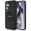 Guess 4G Round Patch Classic Logo MagSafe Samsung Galaxy S25 dėklas telefonui juodos spalvos