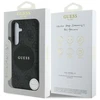Guess 4G Round Patch Classic Logo MagSafe Samsung Galaxy S25 Plus dėklas telefonui juodos spalvos