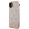 Apple iPhone 11 Guess Dėklas 4G Stripe (GUHCN61G4GLPI) rožinės spalvos