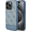 Apple iPhone 15 Pro Guess dėklas 4G Stripe Collection (GUHCP15LG4GLBL) mėlynos spalvos