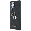 Guess PU 4G Metal Logo dėklas skirtas Samsung Galaxy S25 Ultra pilkos spalvos