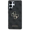 Guess PU 4G Metal Logo dėklas skirtas Samsung Galaxy S25 Ultra pilkos spalvos