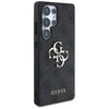 Guess PU 4G Metal Logo dėklas skirtas Samsung Galaxy S25 Ultra pilkos spalvos