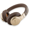 Guess Bluetooth on-ear ausinės GUBH604GEMW rudos spalvos 4G Script