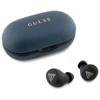 Guess ausinės Bluetooth GUTWSPGTSPSB TWS mėlynos spalvos Grained Classic Logo