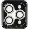 2 viename rinkinys Guess BP Rhinestone ekrano ir kameros objektyvo stiklinis sijonas Apple iPhone 16 Pro Max auksinis