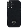 Guess Denim Triangle Logo MagSafe dėklas iPhone 16 - juodas