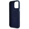 Guess Denim Triangle Logo MagSafe iPhone 16 Pro Max Dėklas - Mėlyna