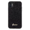 Apple iPhone 11 / XR Guess dėklas Disco Metal Script (GUHCN61PMSDGSK) juodos spalvos