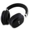 Guess GCube Metallic Script Logo Bluetooth belaidės ausinės su lankeliu ant galvos juodos spalvos