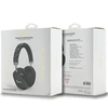 Guess GCube Metallic Script Logo Bluetooth belaidės ausinės su lankeliu ant galvos juodos spalvos