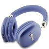 Guess Bluetooth on-ear ausinės GUBHK1GCTCSU violetinė/violetinė Gcube Metallic Script Logo