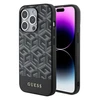 Apple iPhone 15 Pro Max Guess dėklas GCube Stripes MagSafe (GUHMP15XHGCFSEK) juodos spalvos