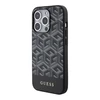 Apple iPhone 15 Pro Max Guess dėklas GCube Stripes MagSafe (GUHMP15XHGCFSEK) juodos spalvos