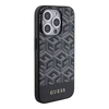 Apple iPhone 15 Pro Max Guess dėklas GCube Stripes MagSafe (GUHMP15XHGCFSEK) juodos spalvos